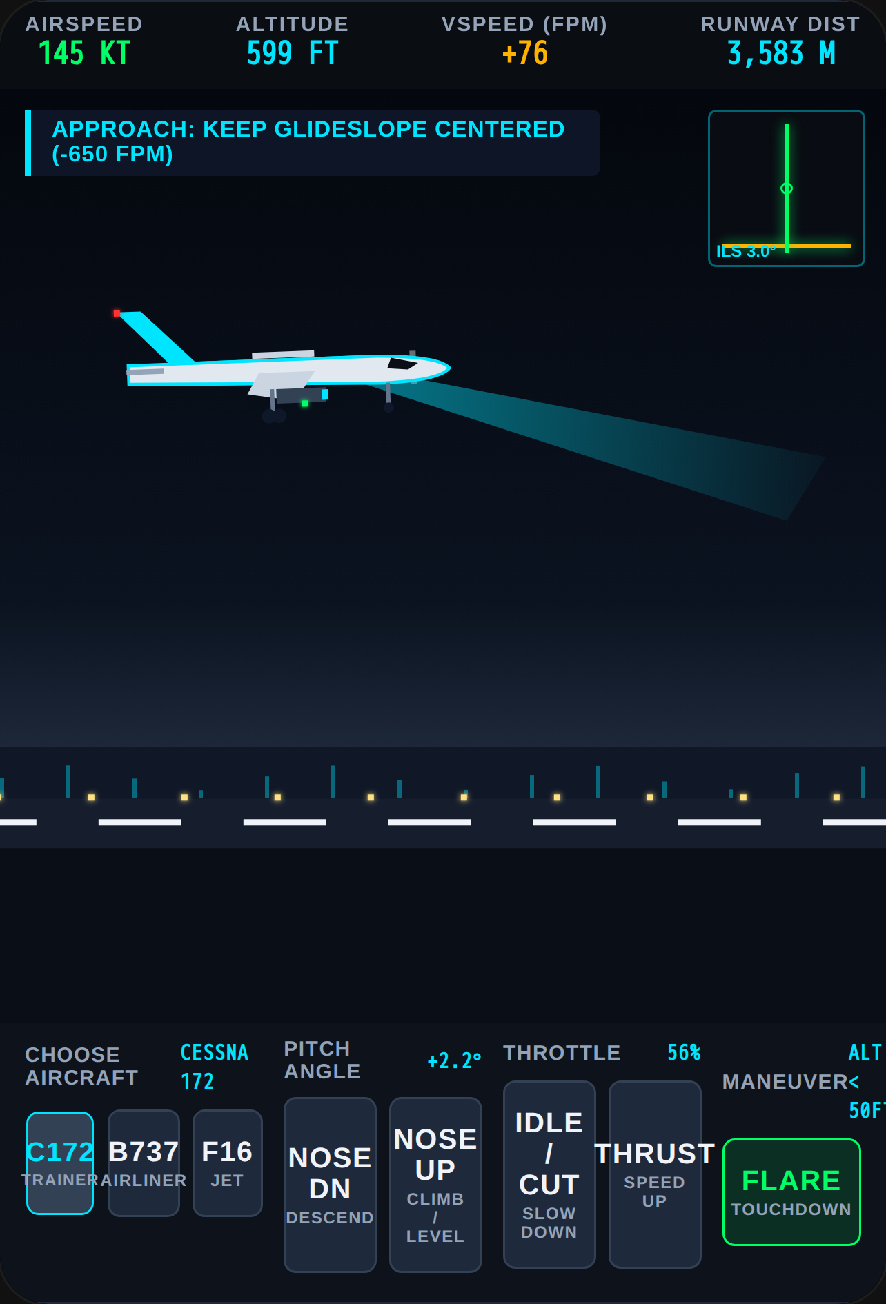 Precision Flight: ILS Touchdown cover
