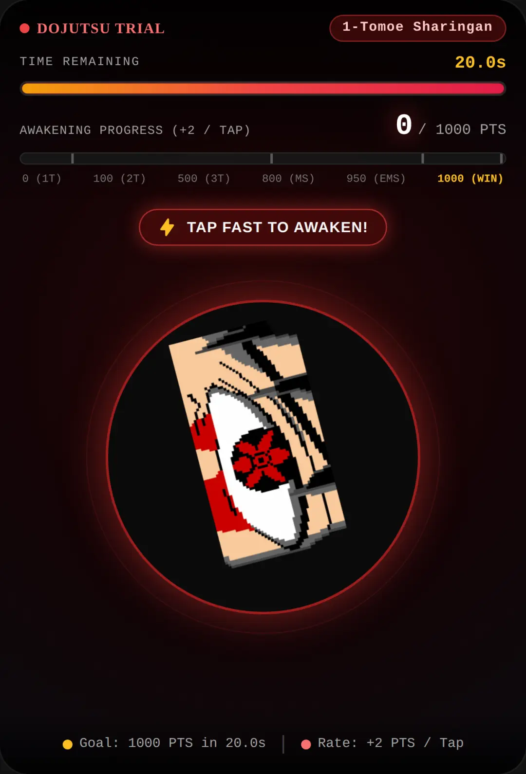 Sharingan Evolution — 1000s Speed Clicker cover