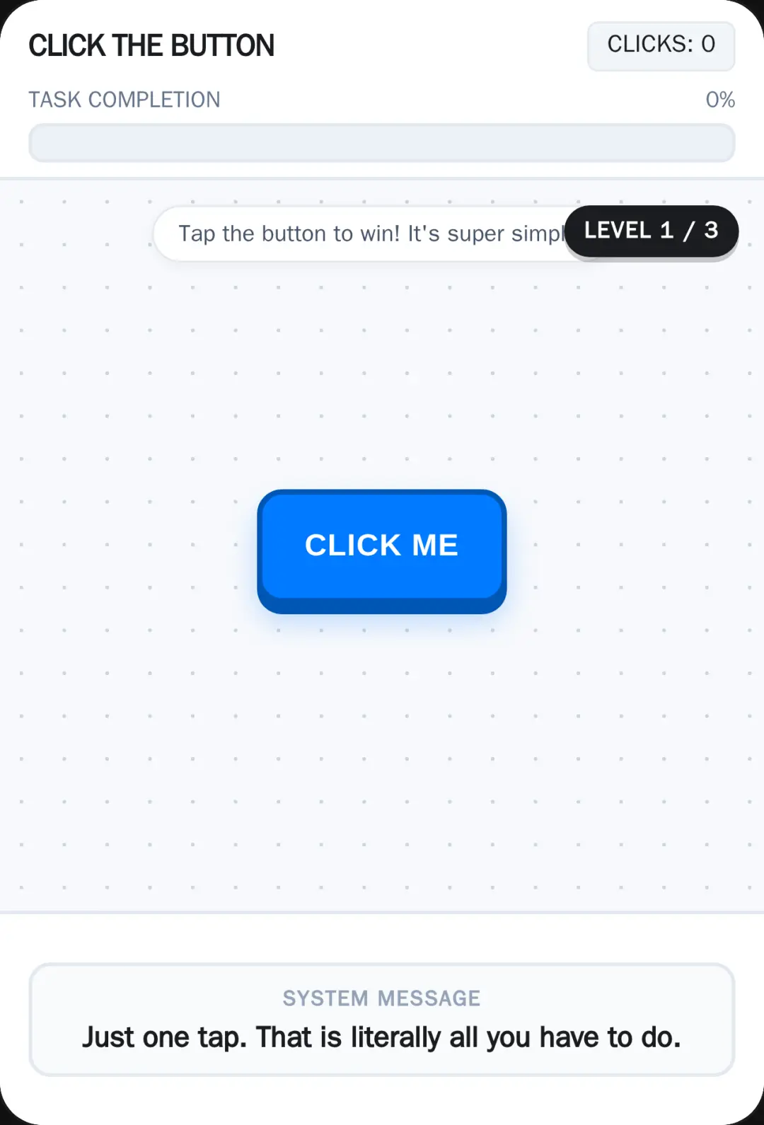 Click The Button cover