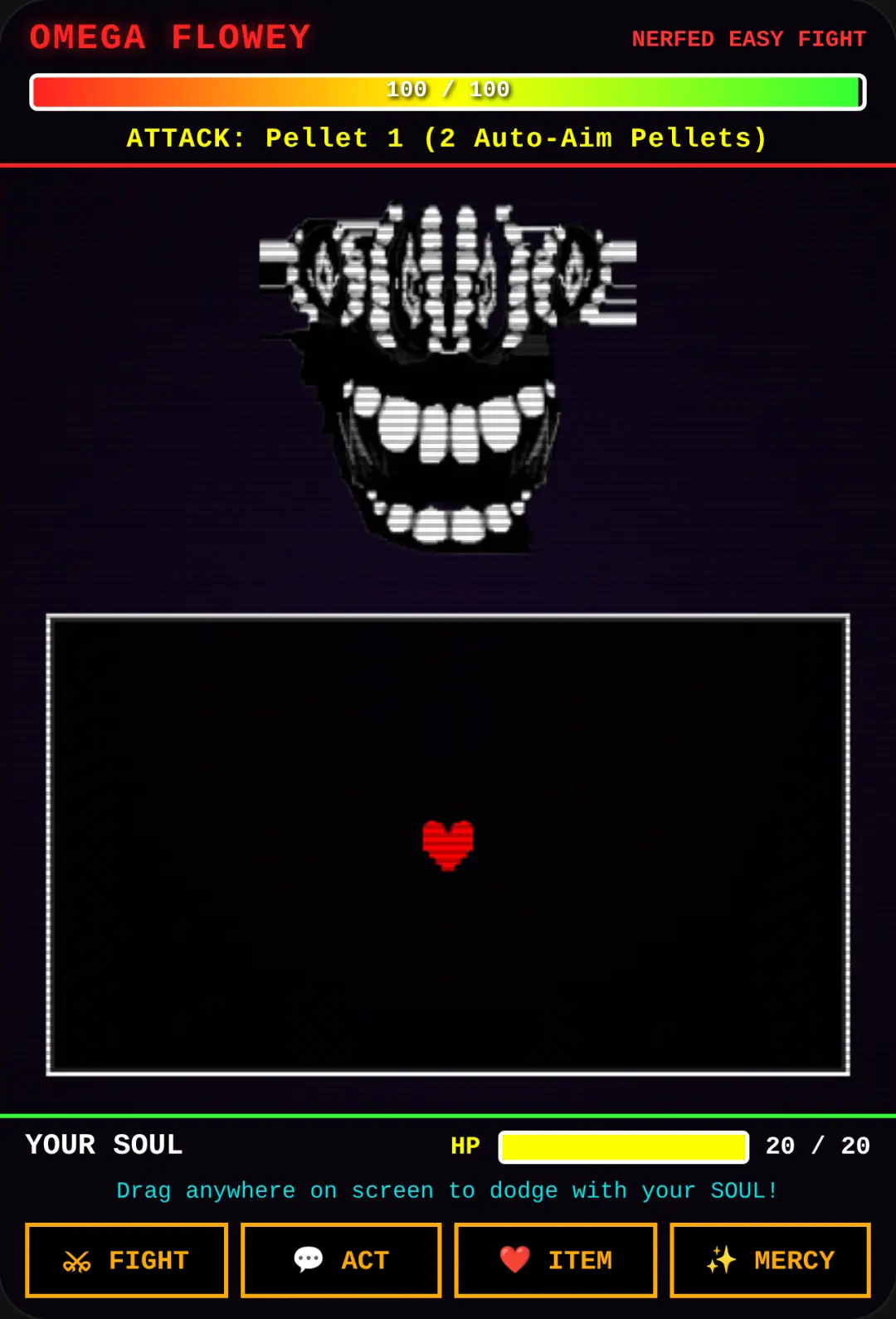 Omega Flowey Boss Fight (Easy Mode) cover
