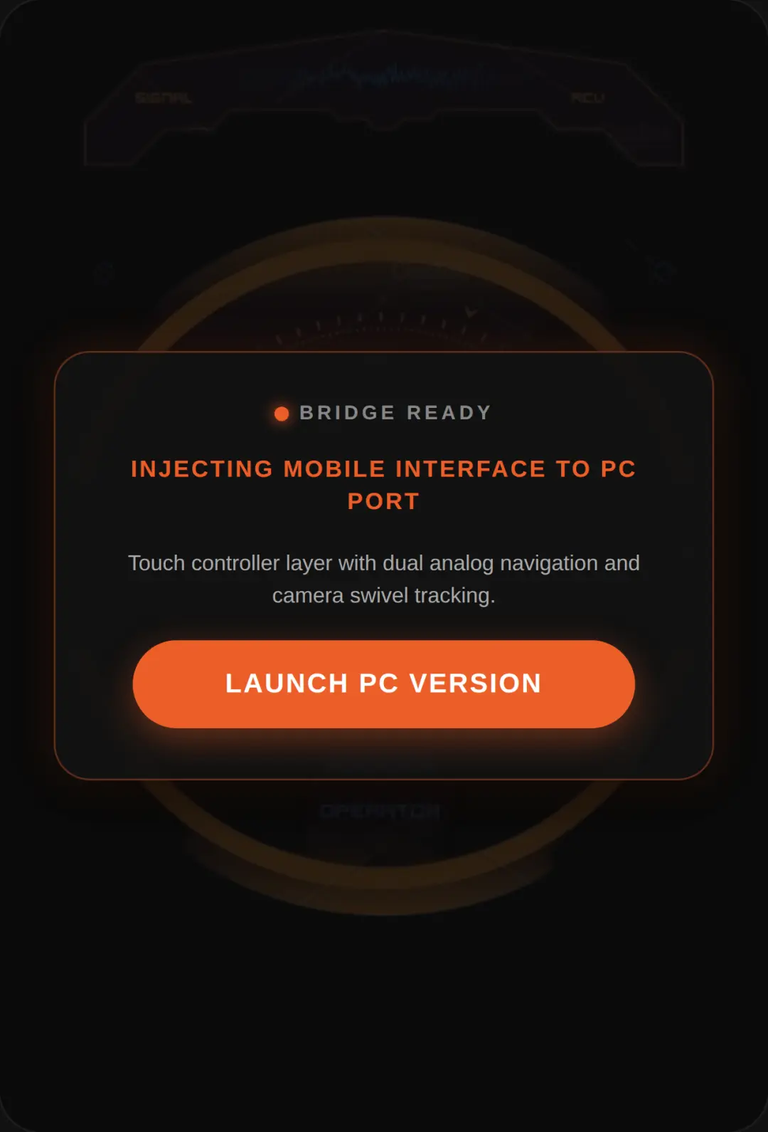 PC GTag Mobile Controller Bridge WARNING THIS MAY NOT WORK ON LOW END DEVICE cover