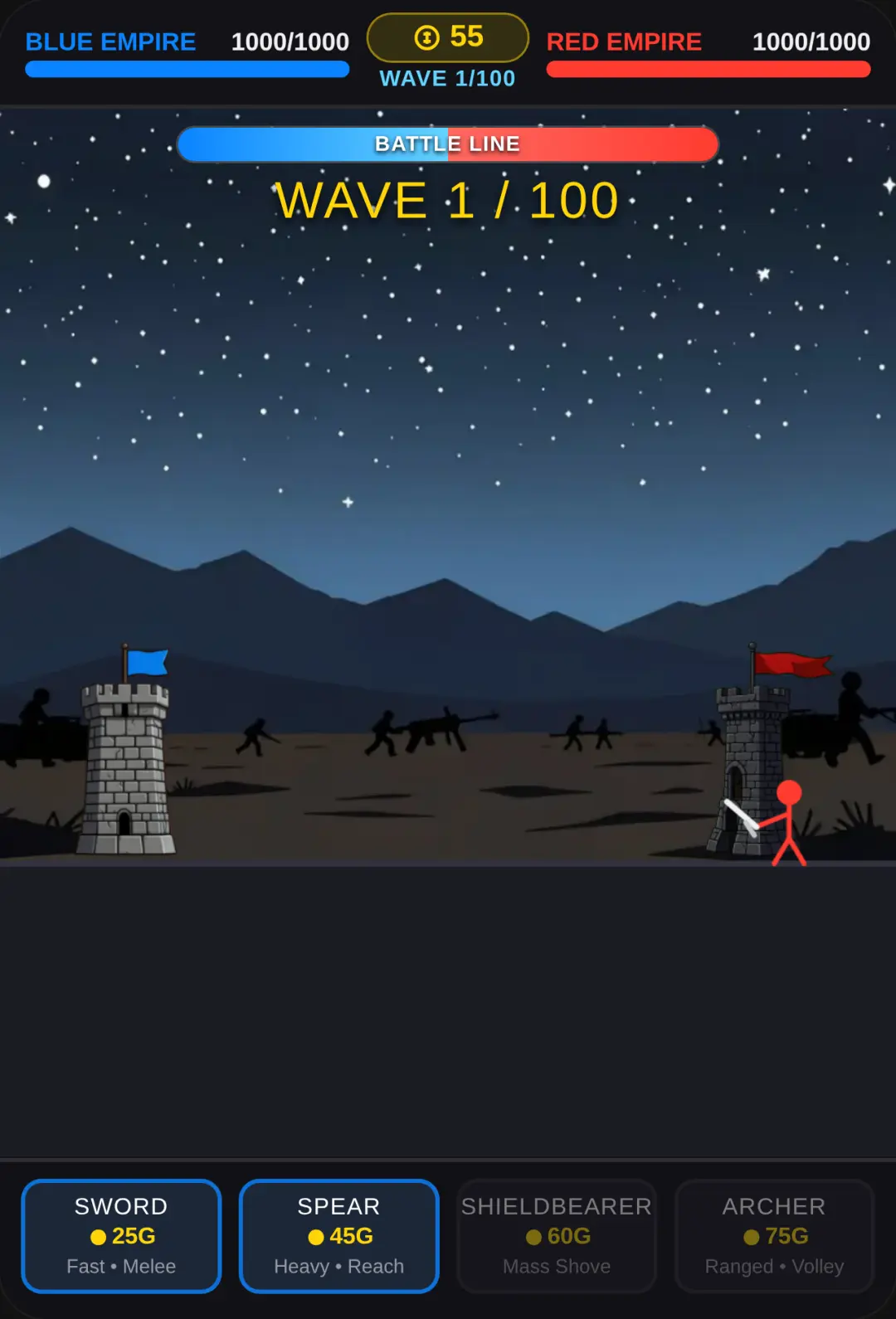 Stickman Empire: War of Mass