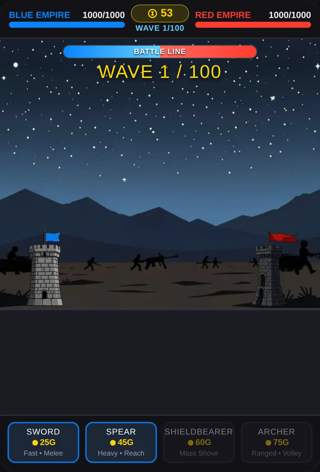 Stickman Empire: War of Mass
