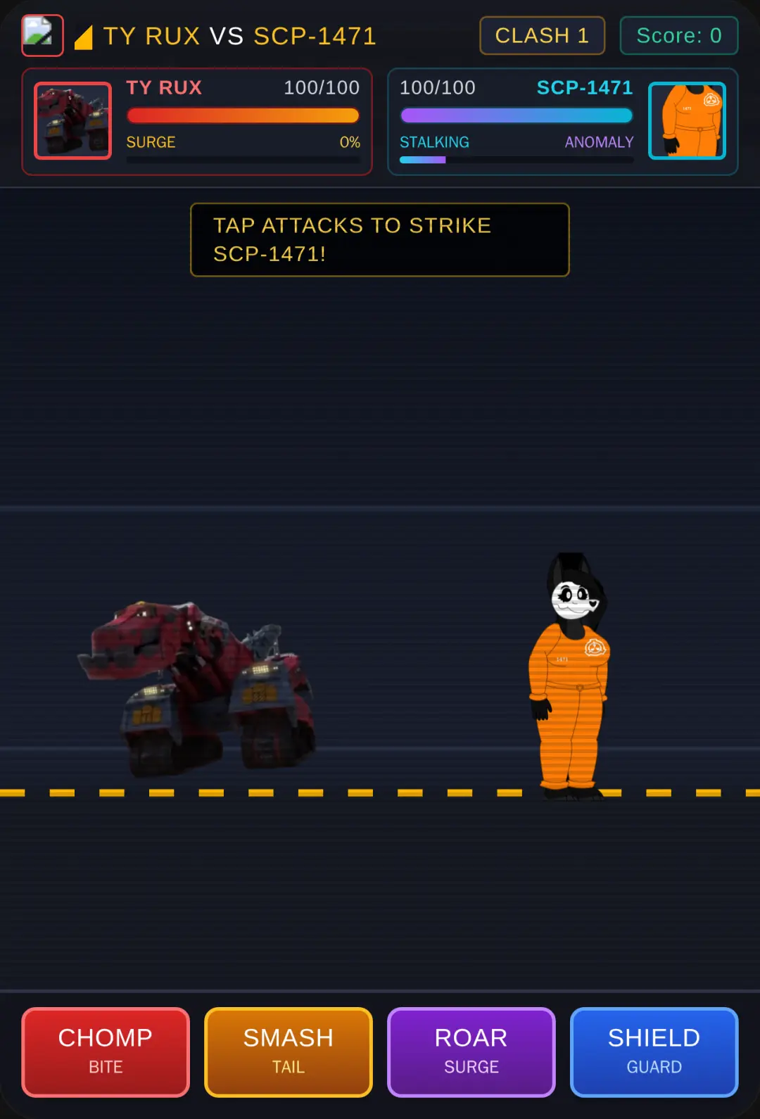 Ty Rux vs SCP-1471 : Clash of Titans 2 cover