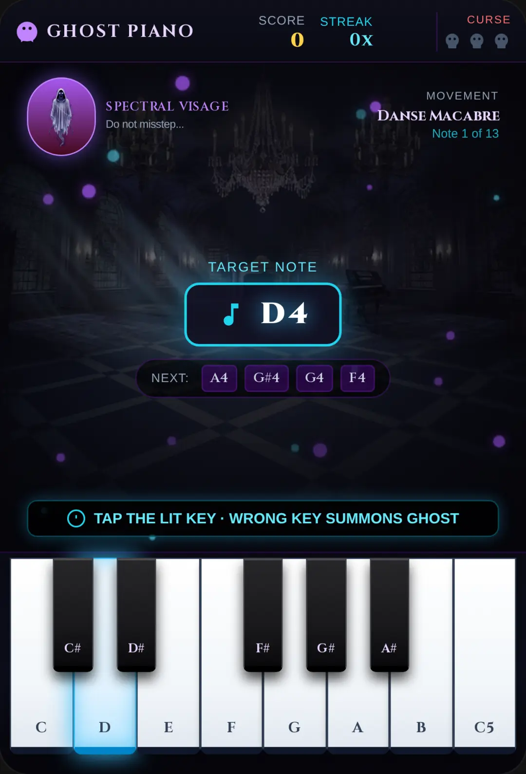 Ghost Piano - The Haunted Note cover