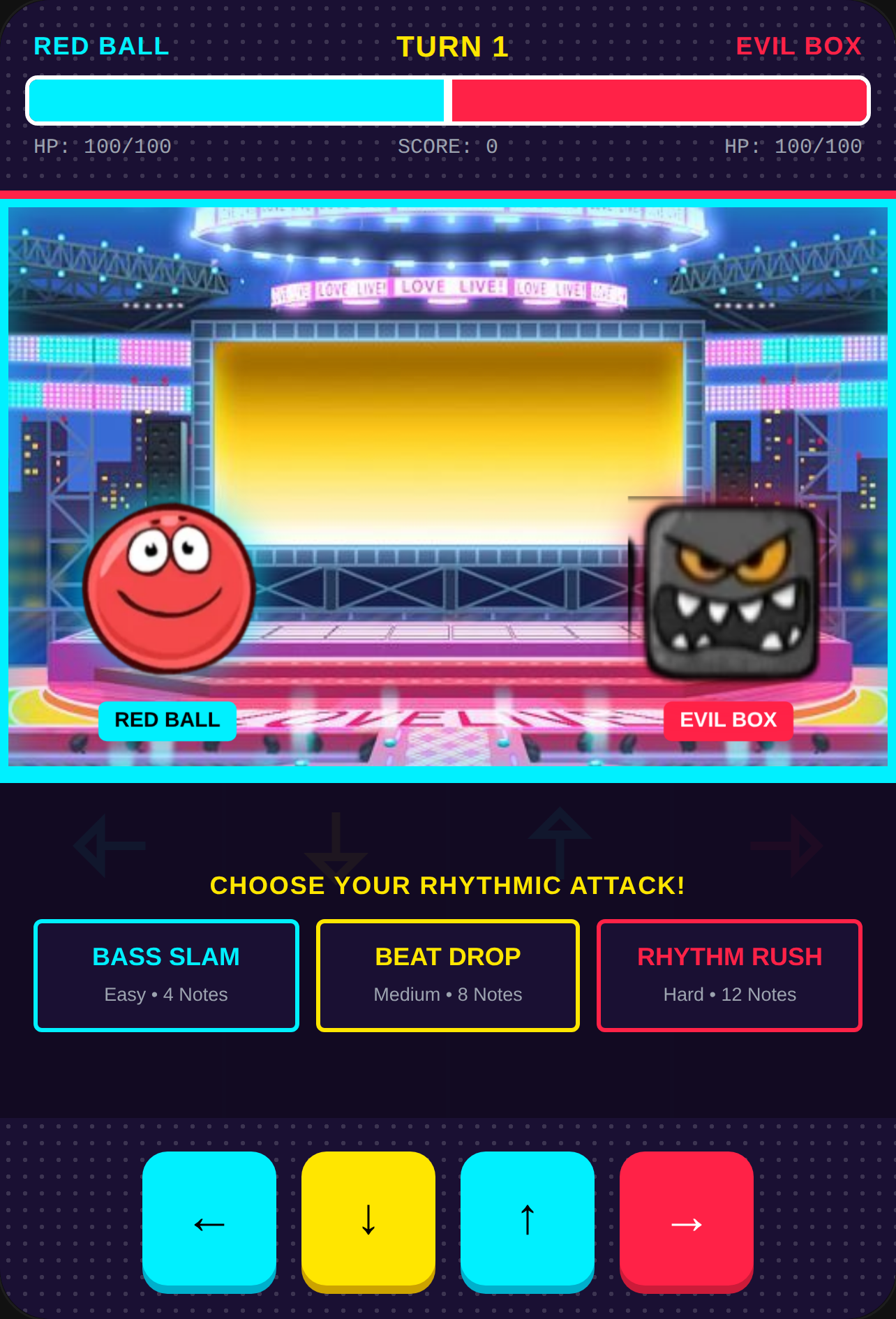 FNF Red Ball 4 Rhythm Battle cover