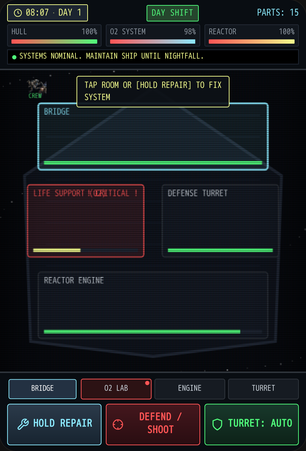 spaceship survival cover