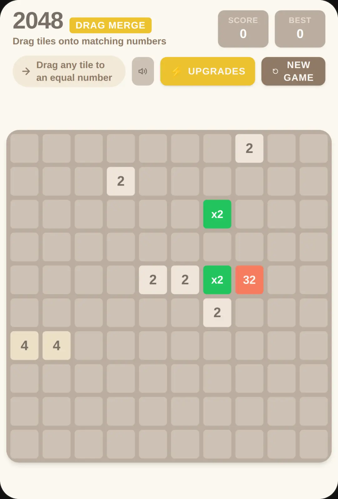 2048 Drag Merge cover