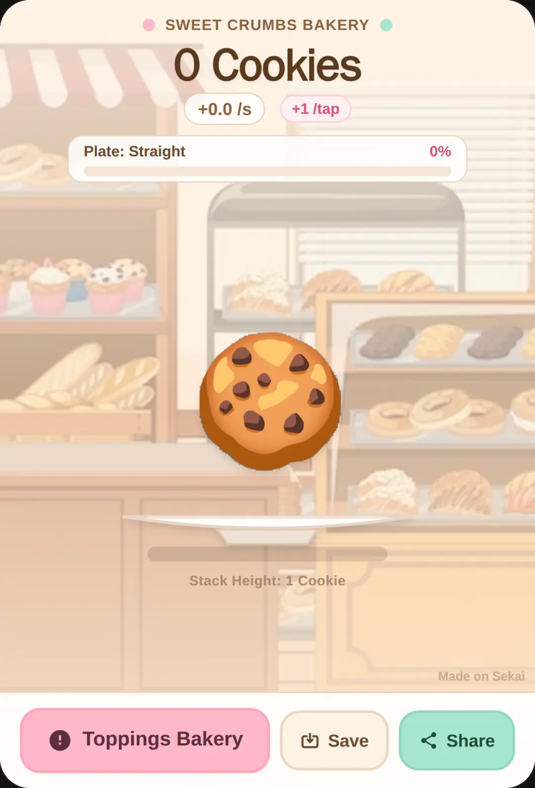 Cozy Cookie Bakery - Sweet Stack Clicker cover
