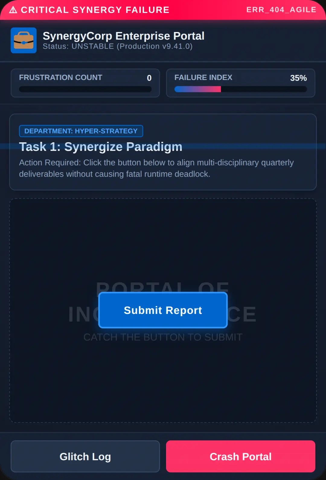 SynergyCorp Enterprise Portal cover