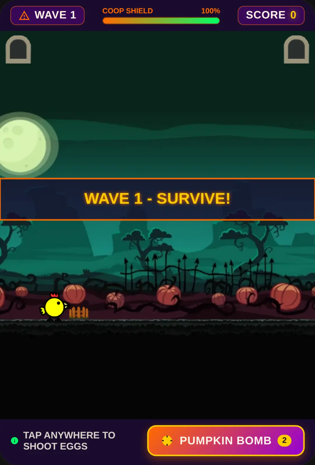 Chicken vs Zombies: Halloween Defense cover