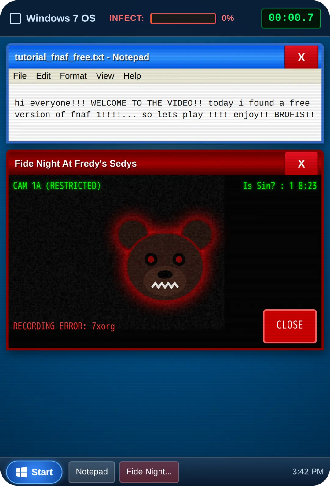 Fide Night At Fredy's Sedys - 7xorg Ransomware cover