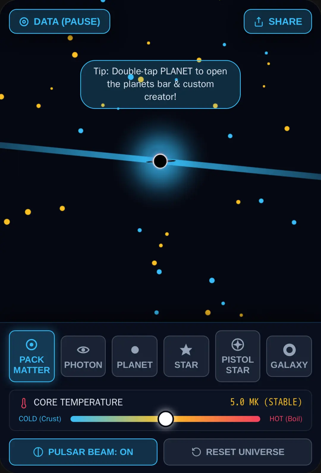 Neutron Star Cosmic Sandbox (more planets) cover