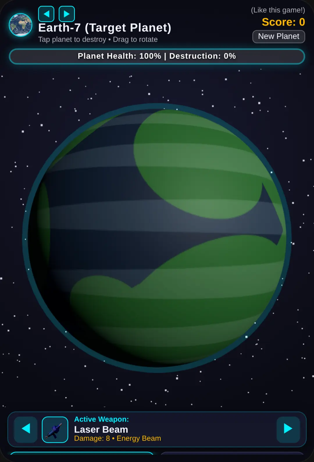 Planet Destroyer - 3D Solar Smash cover