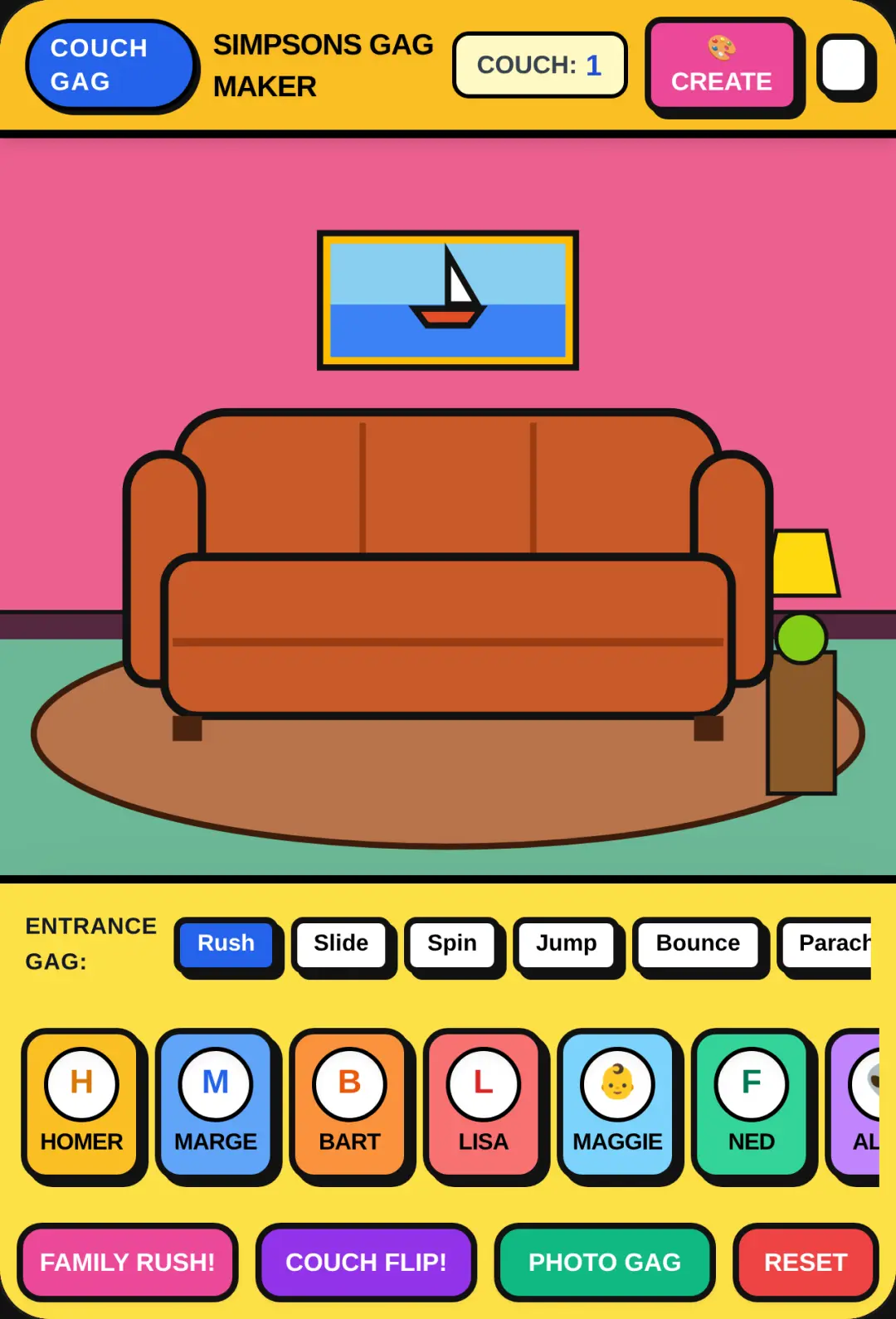 Simpsons Couch Gag Maker cover