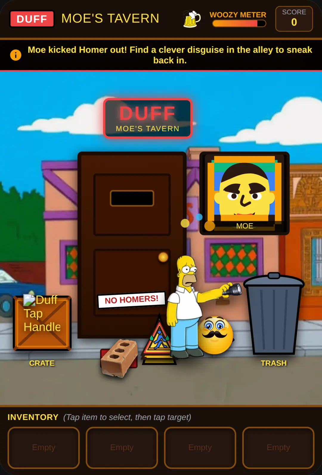 Homer's Moe Sneak-In cover