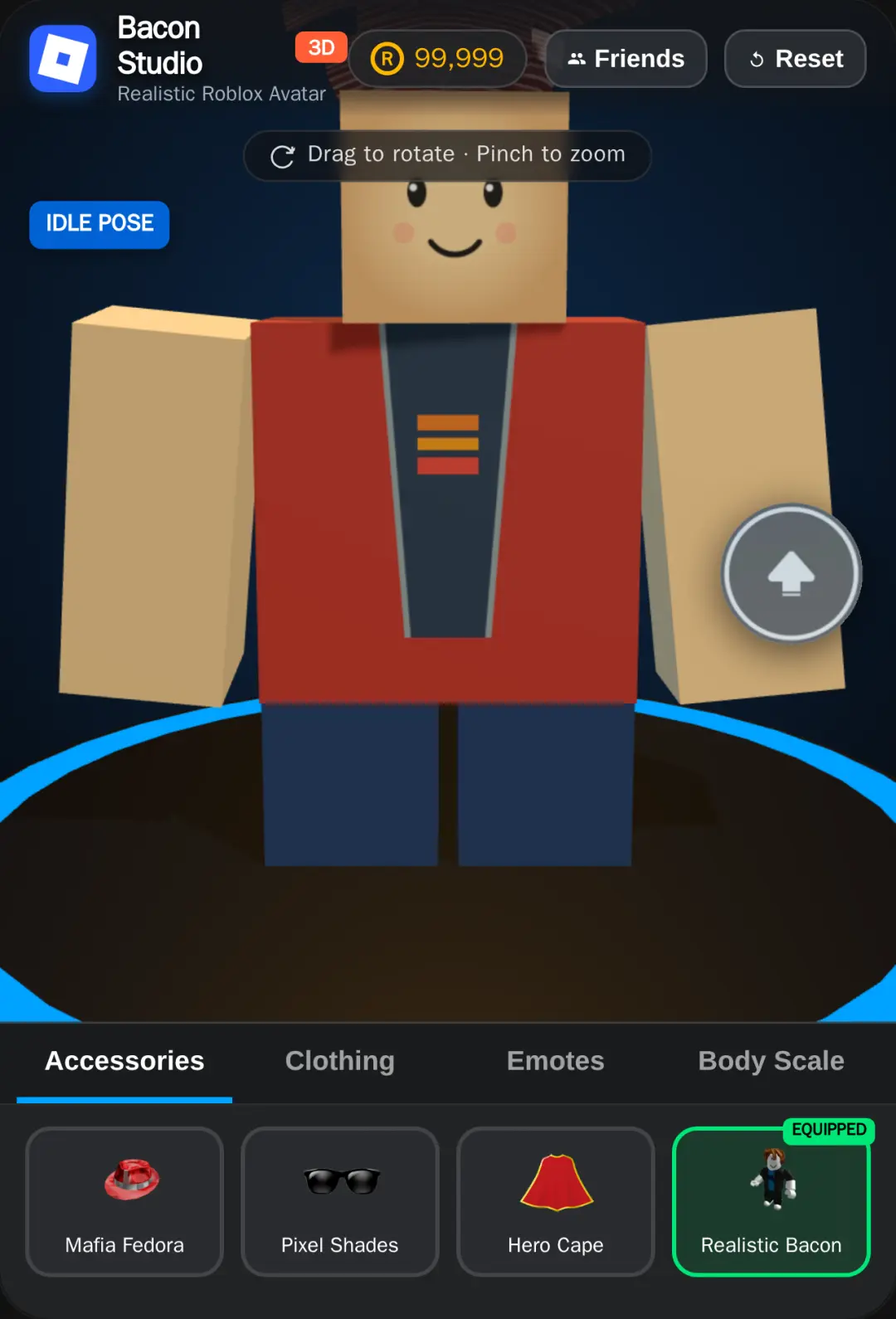 Roblox Realistic Bacon Avatar Studio cover