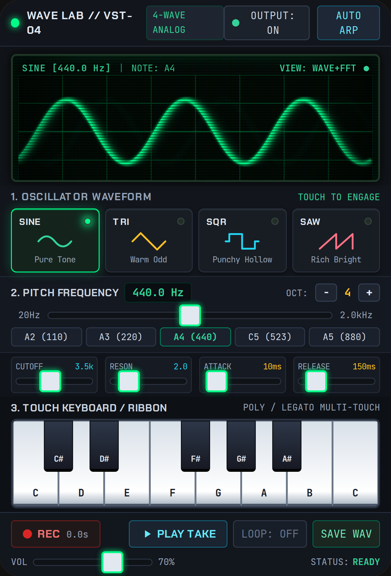 WAVE LAB // Modular Analog Synthesizer cover