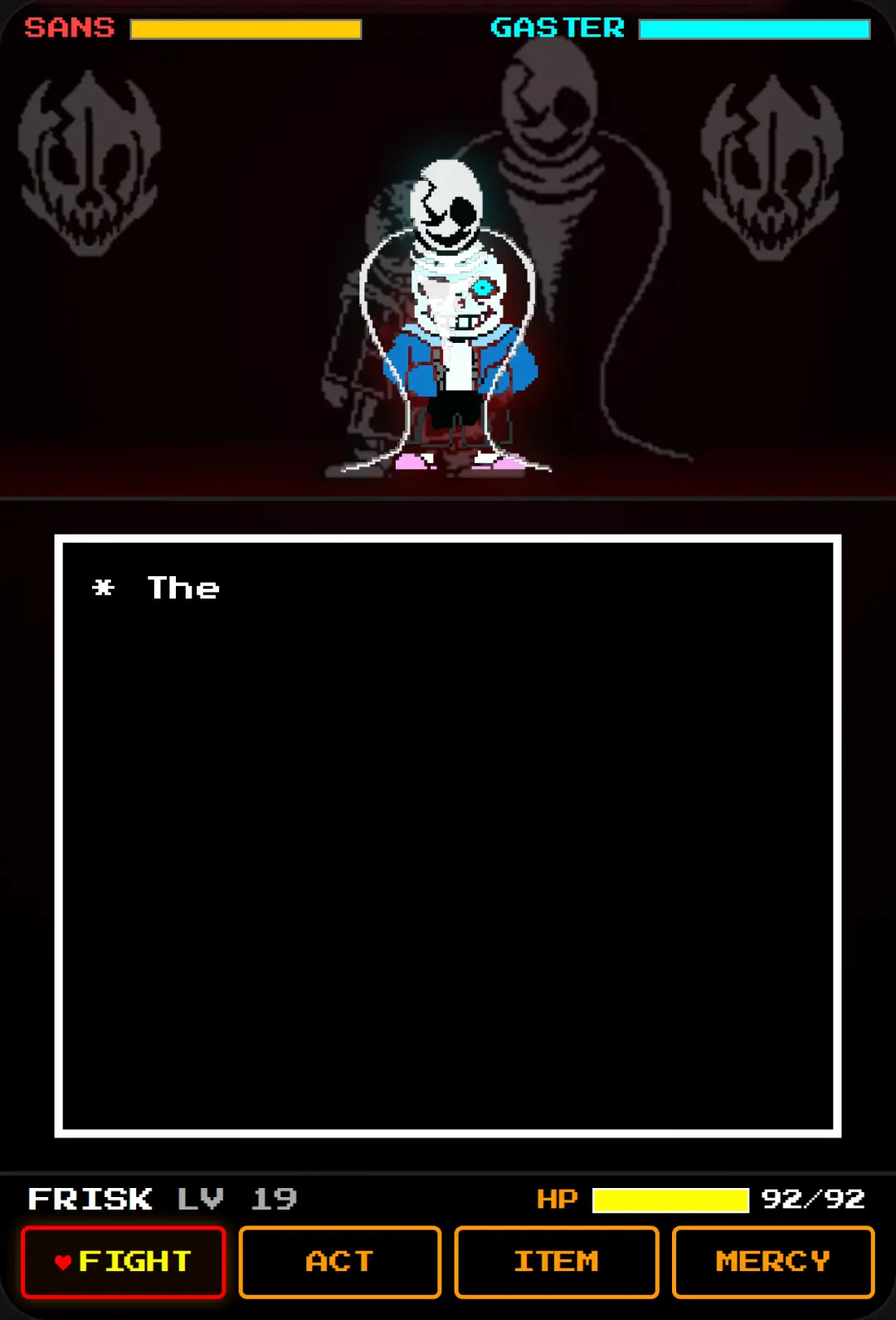 Undertale Last Breath - Sans & Gaster cover