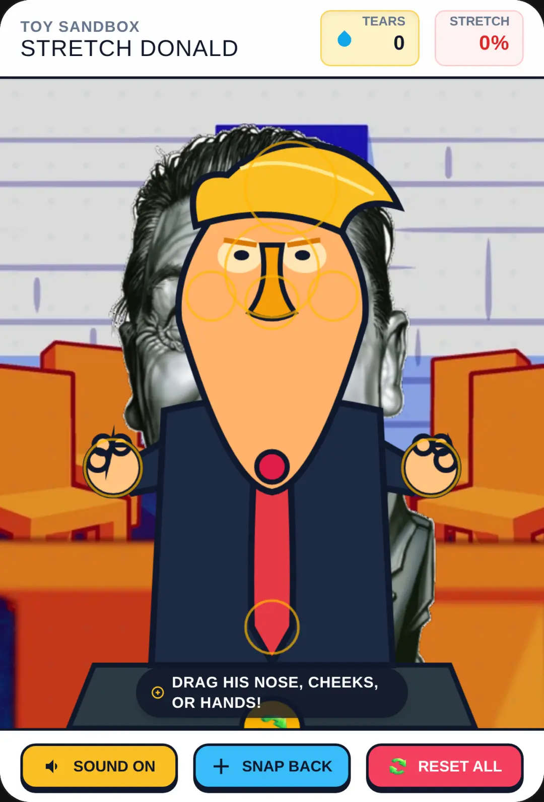 Stretchy Trump Sandbox cover