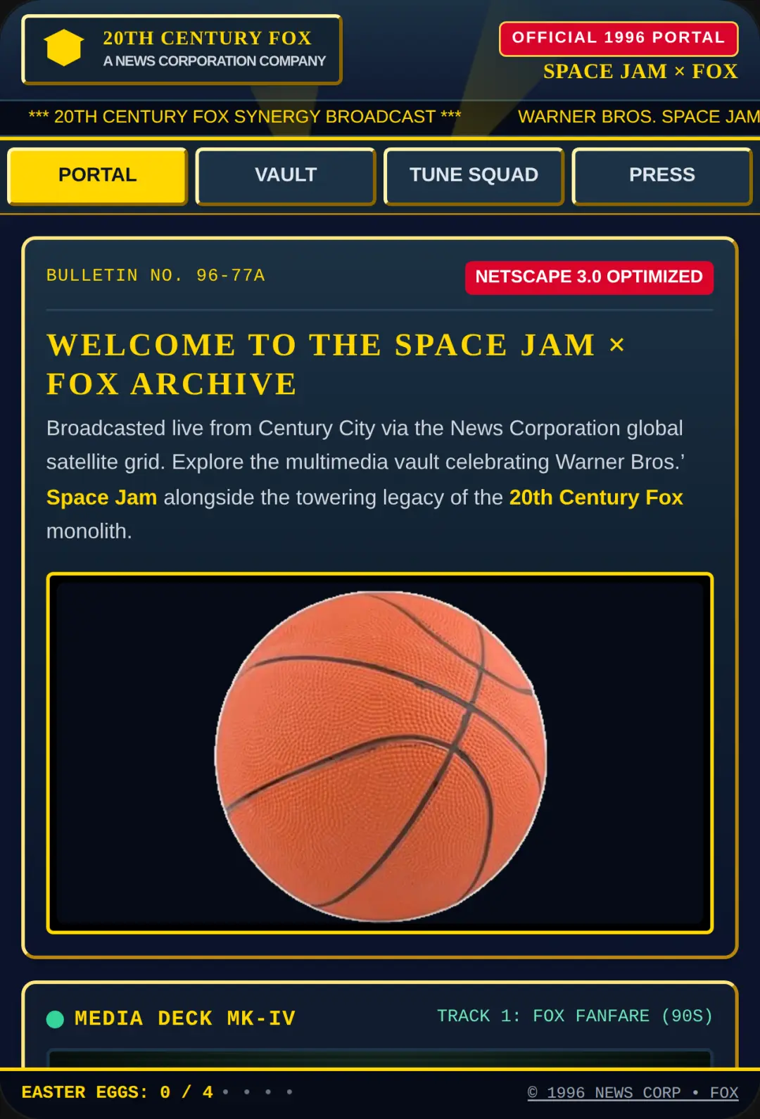 20th Century Fox & Space Jam - A News Corporation Company cover