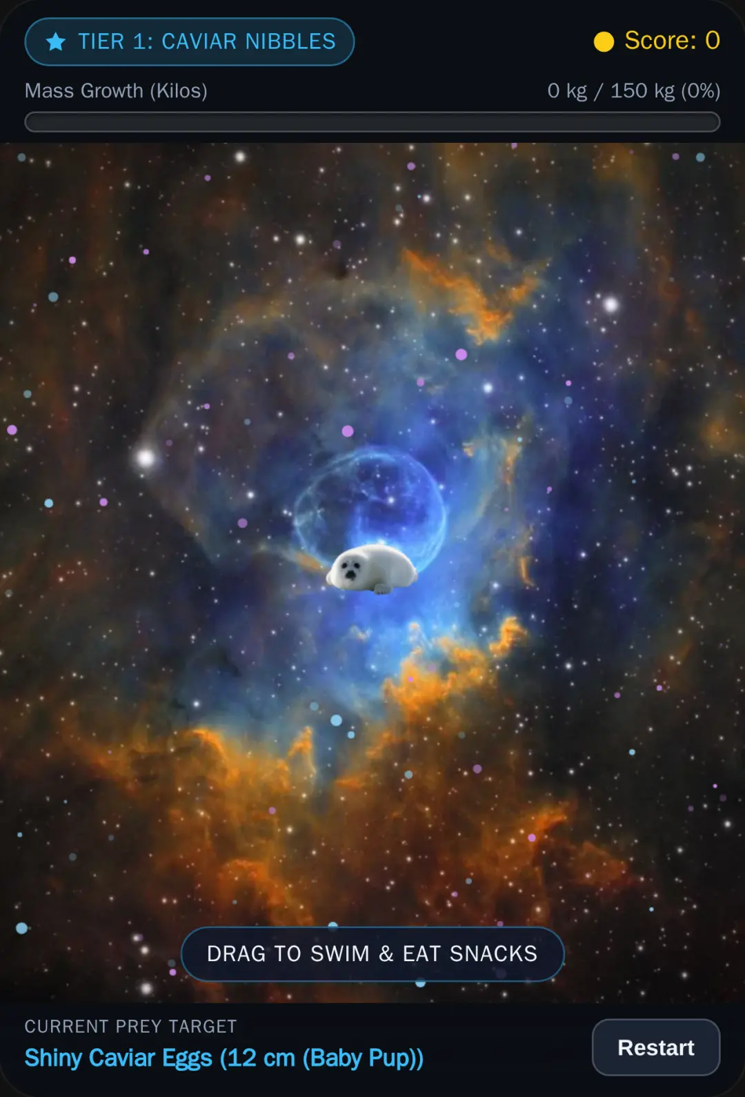 Eat the whole damn multiverse as a seal!!! If you find any bugs tell me in the comments cover