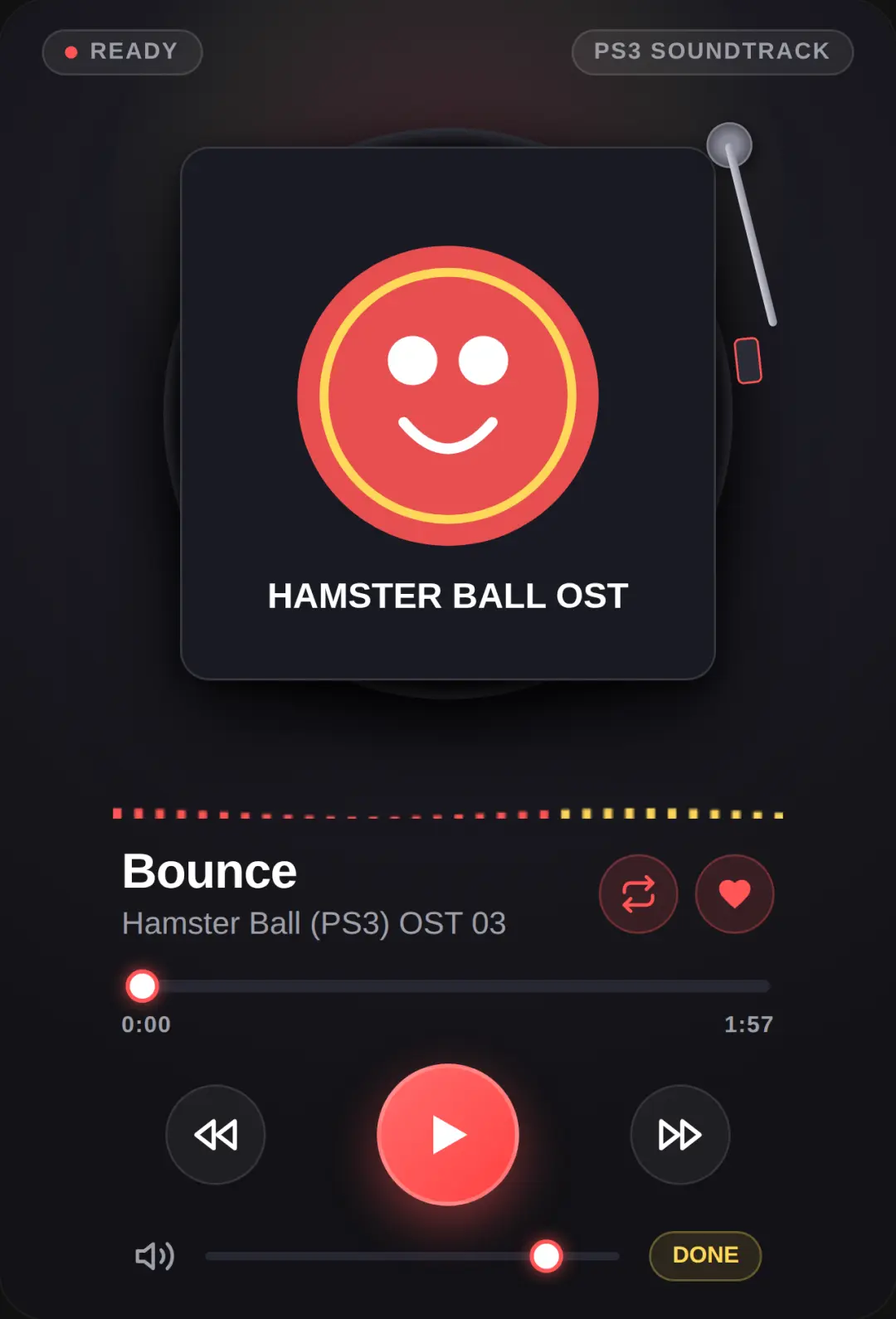 Bounce - Hamster Ball Soundtrack Album Player cover