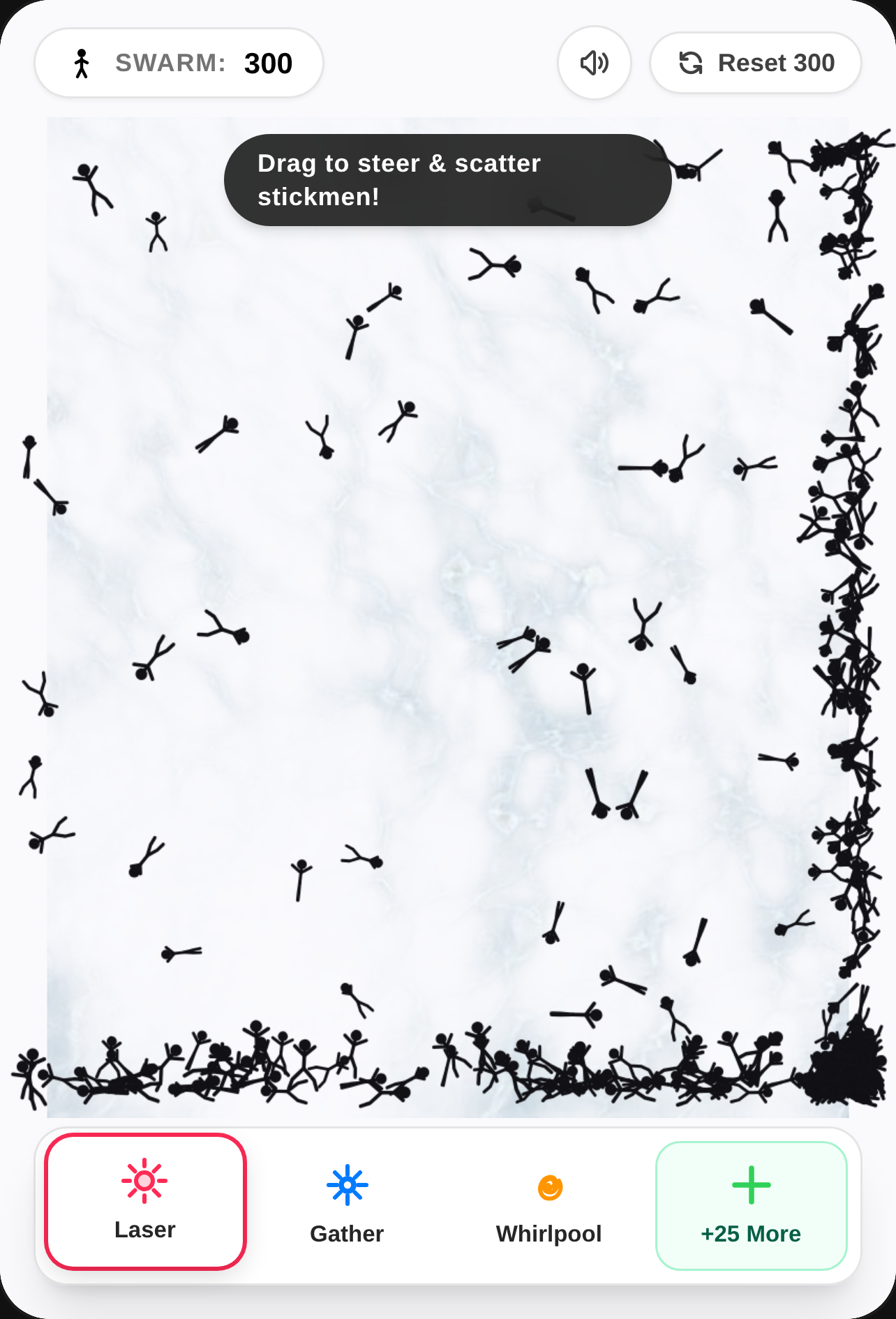 Stickman Swarm Aquarium cover