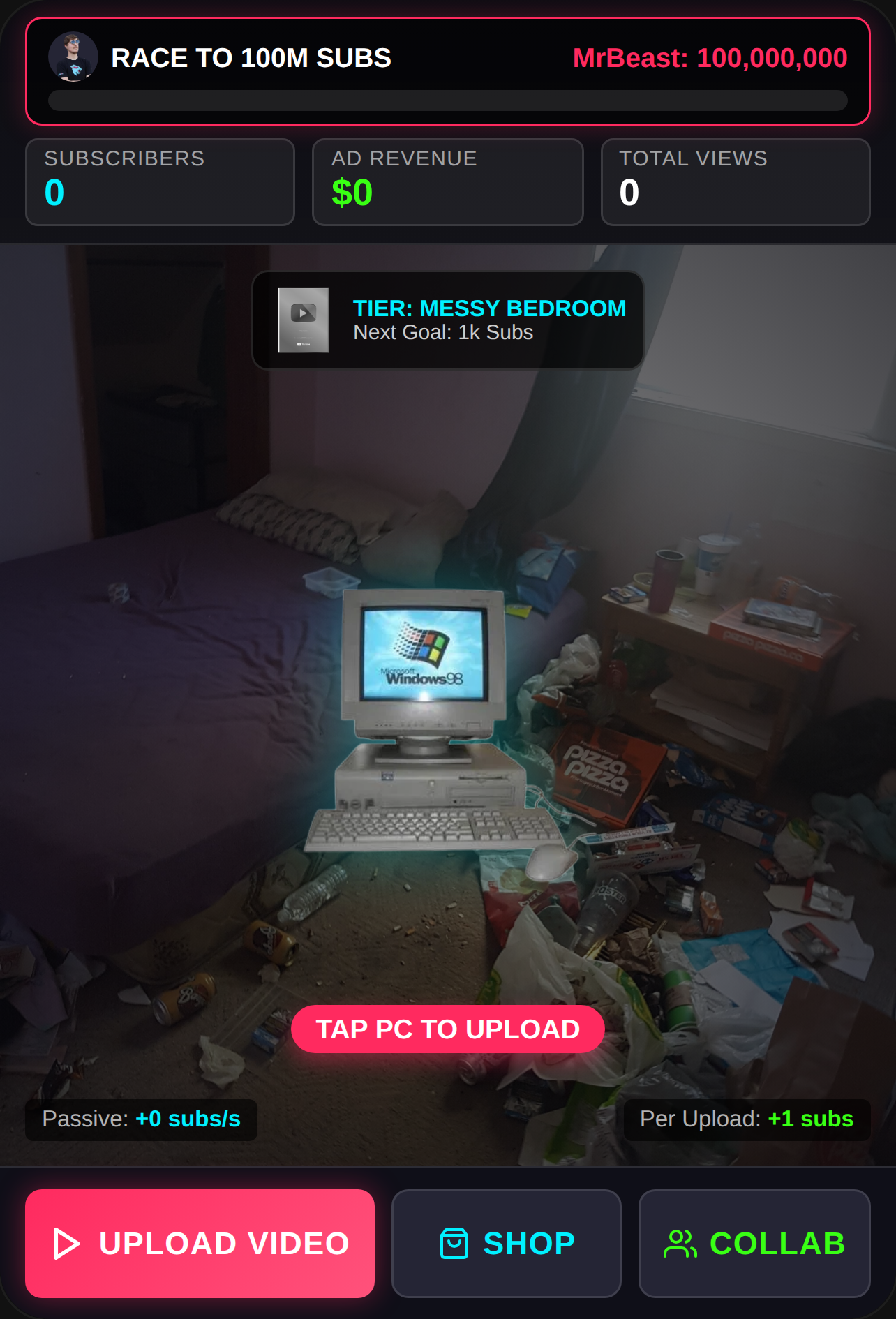 Streamer Tycoon: Race to 100M cover