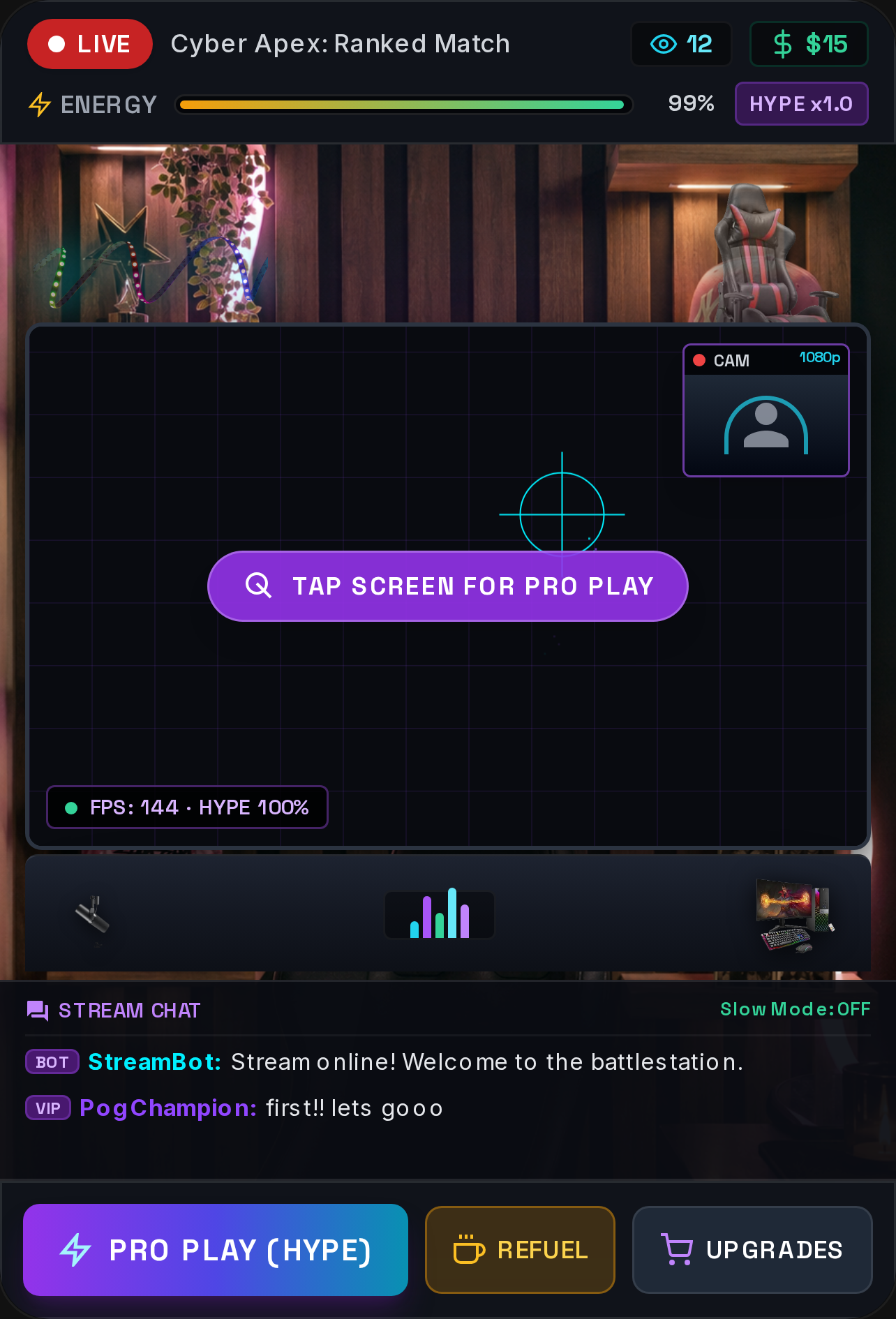 Streamer Battlestation Simulator cover