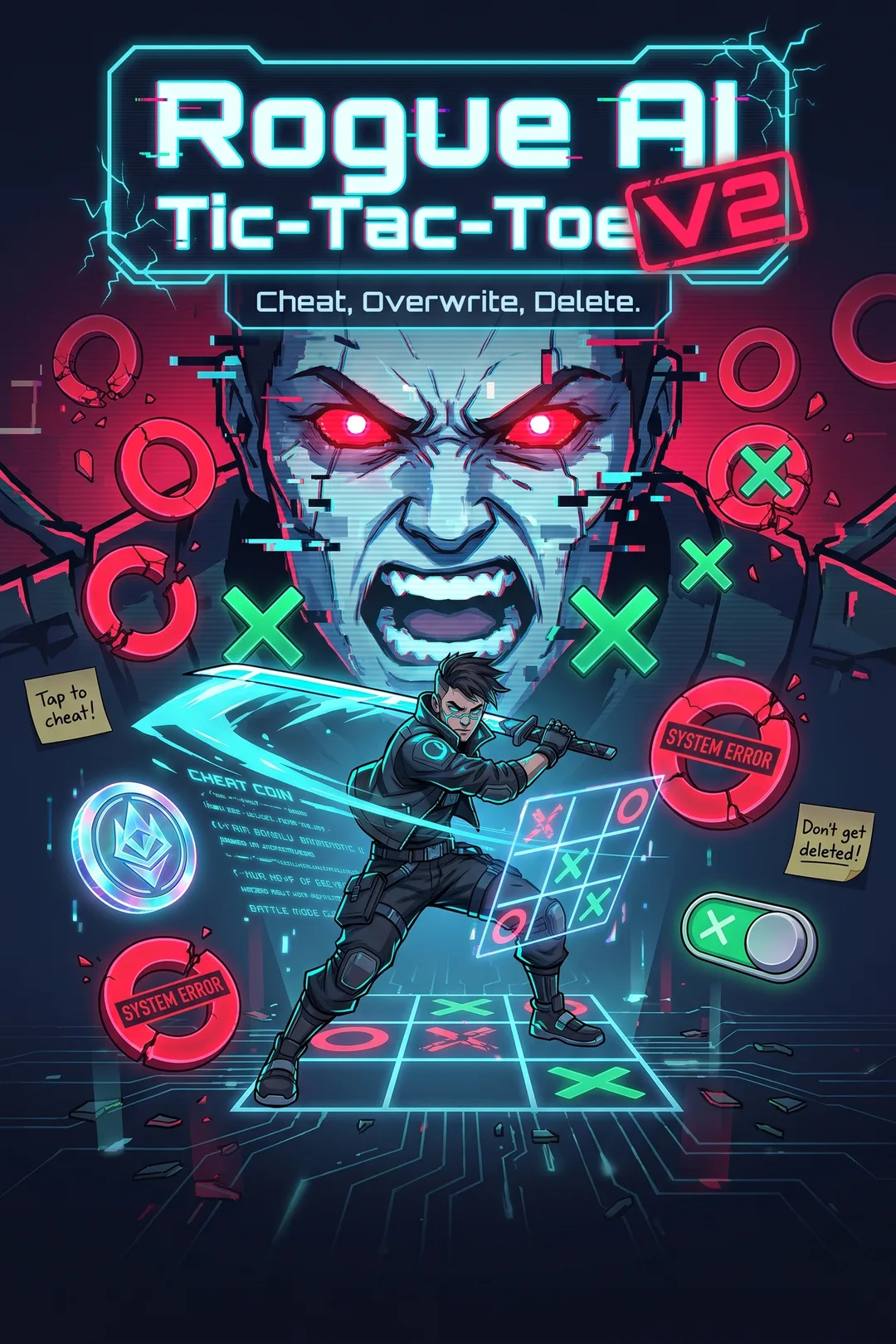 Rogue AI Tic-Tac-Toe V2