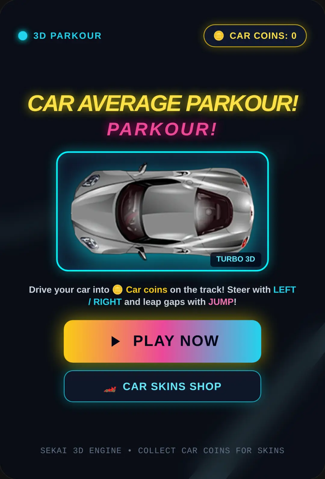 Car Average parkour! cover