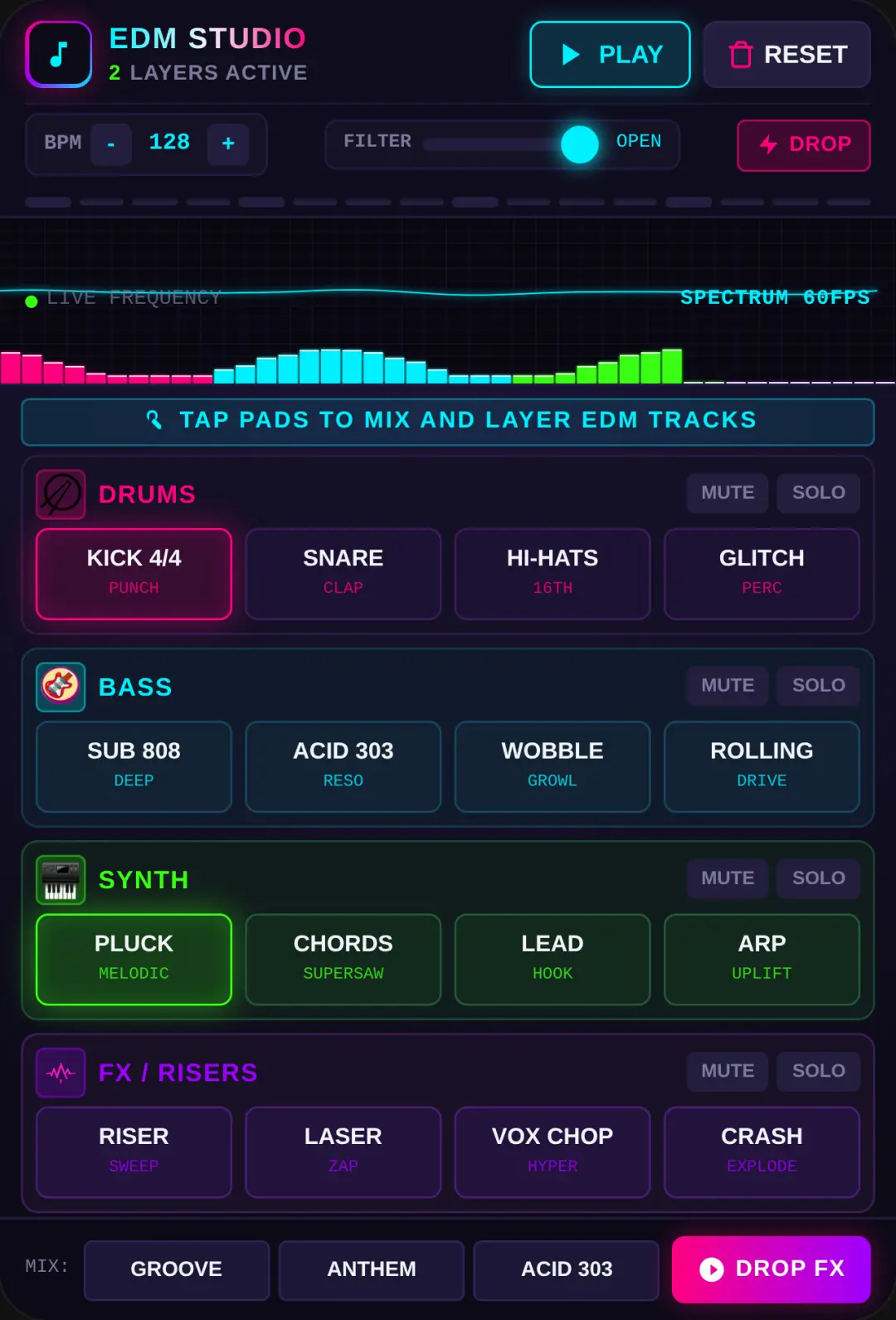 EDM Live Studio cover