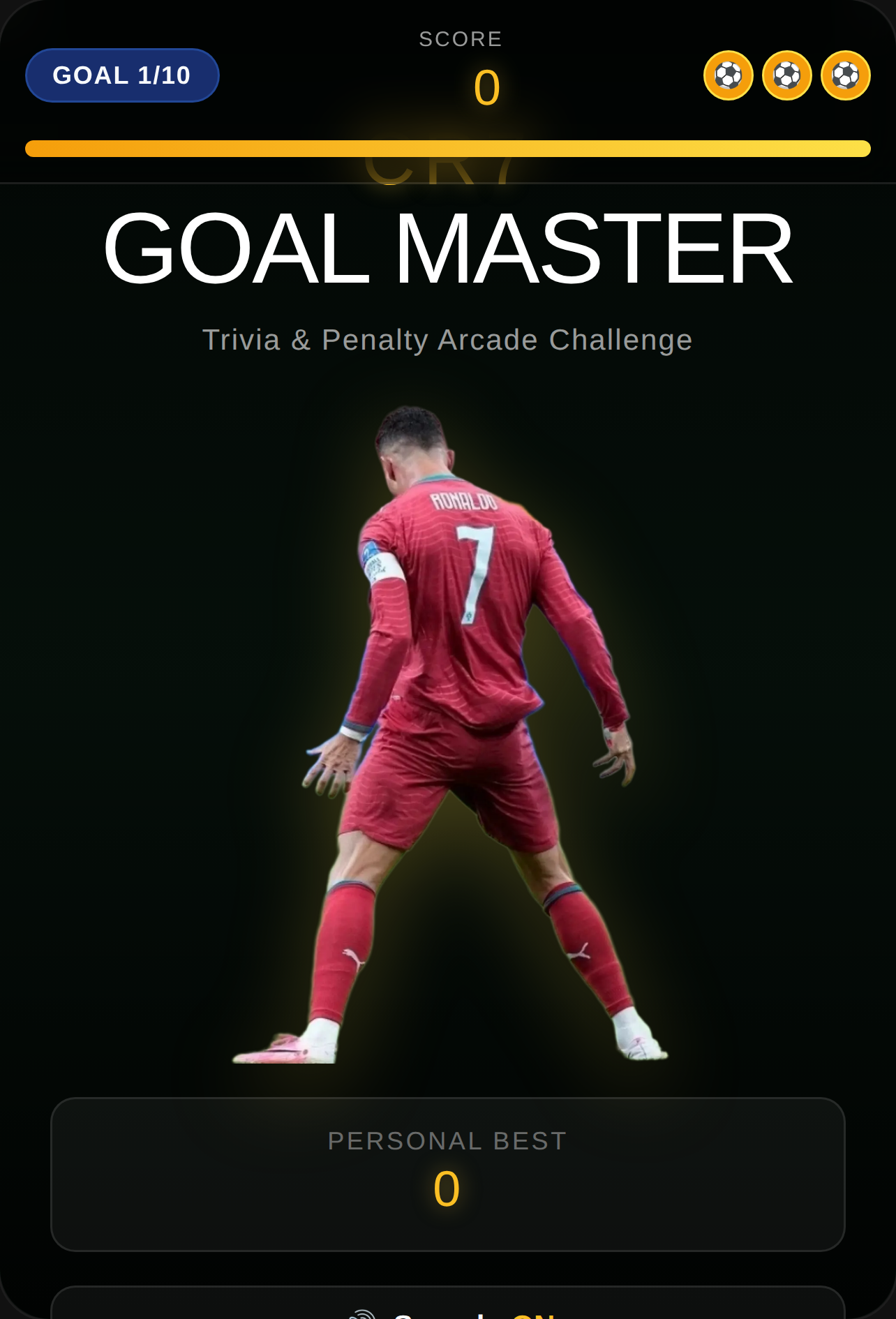 CR7 Goal Master cover