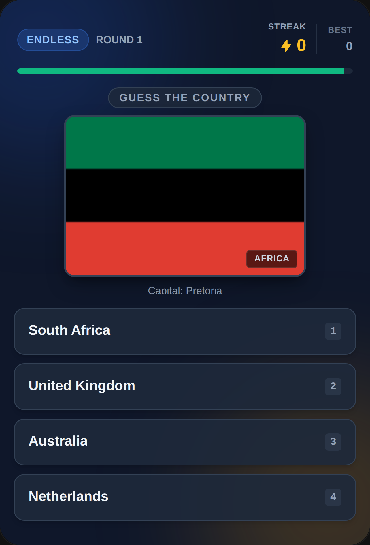 Country Trivia: Flag Match Endless cover