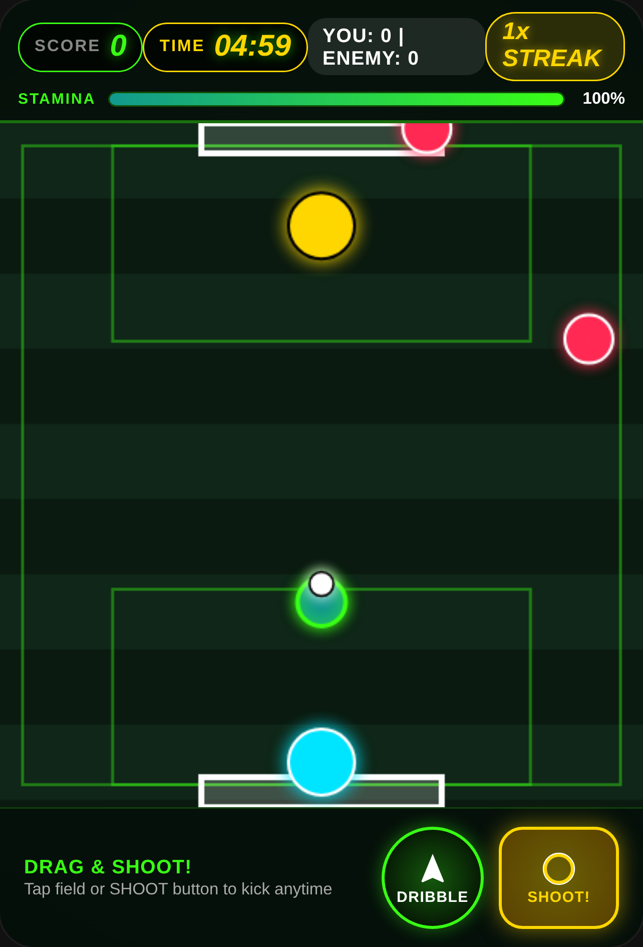 Dribble master striker cover