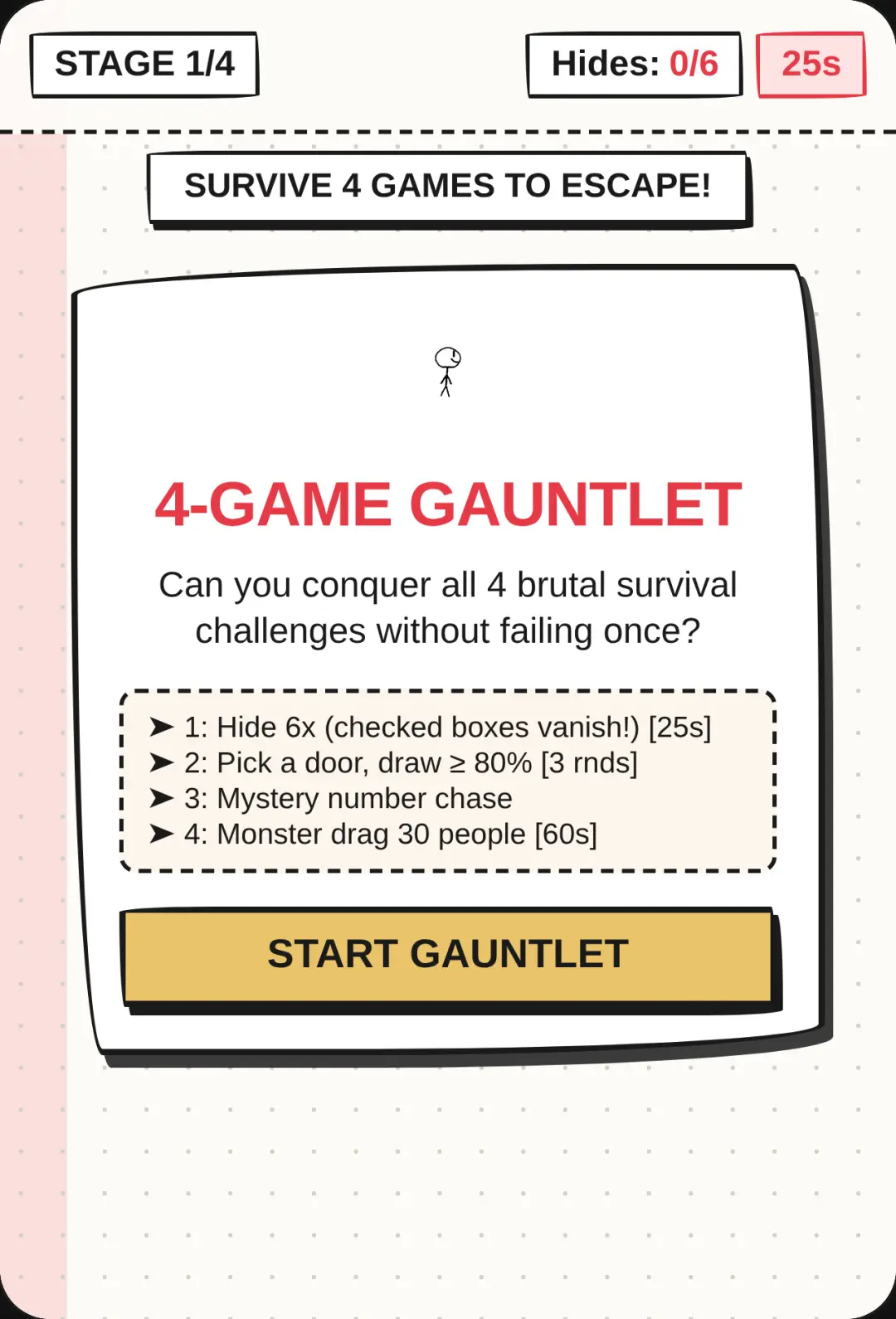 Stickman Survival Gauntlet cover