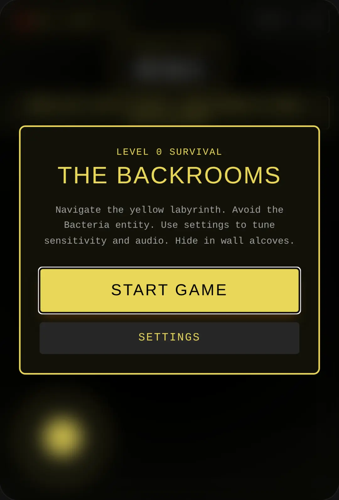 The Backrooms cover