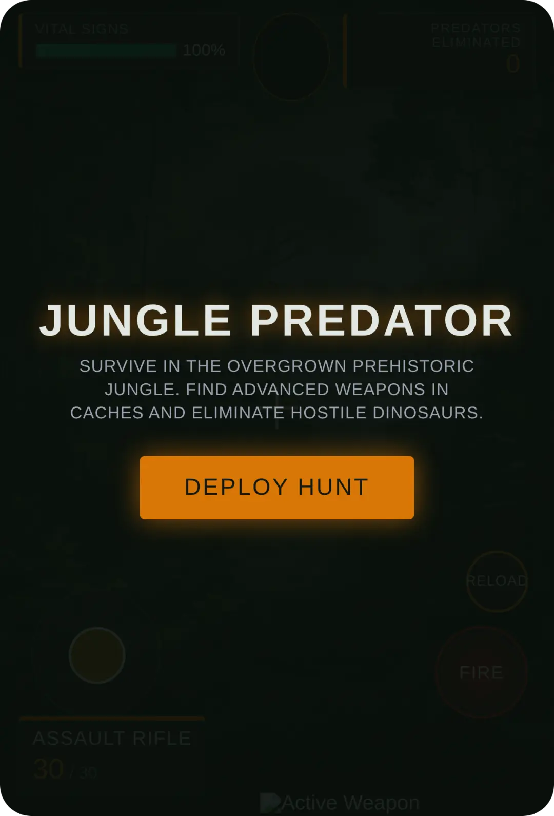 JUNGLE PREDATOR: DINOSAUR HUNT cover