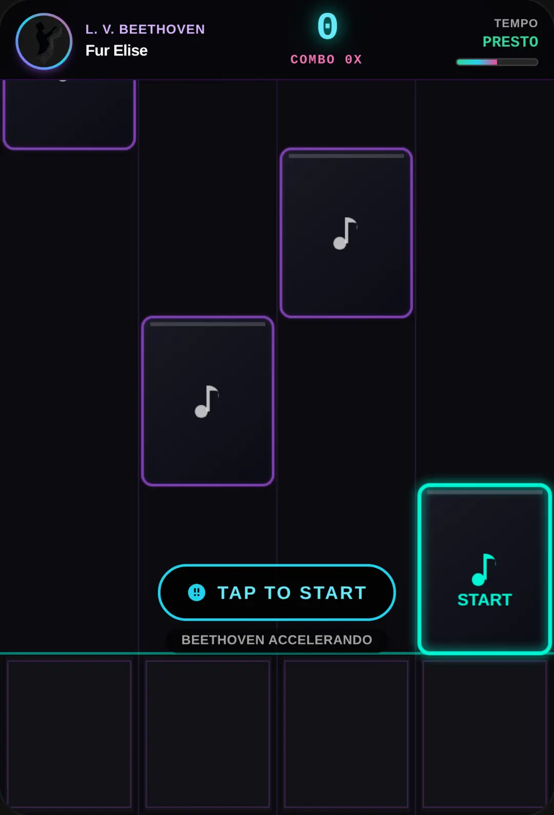 Piano tiles cover