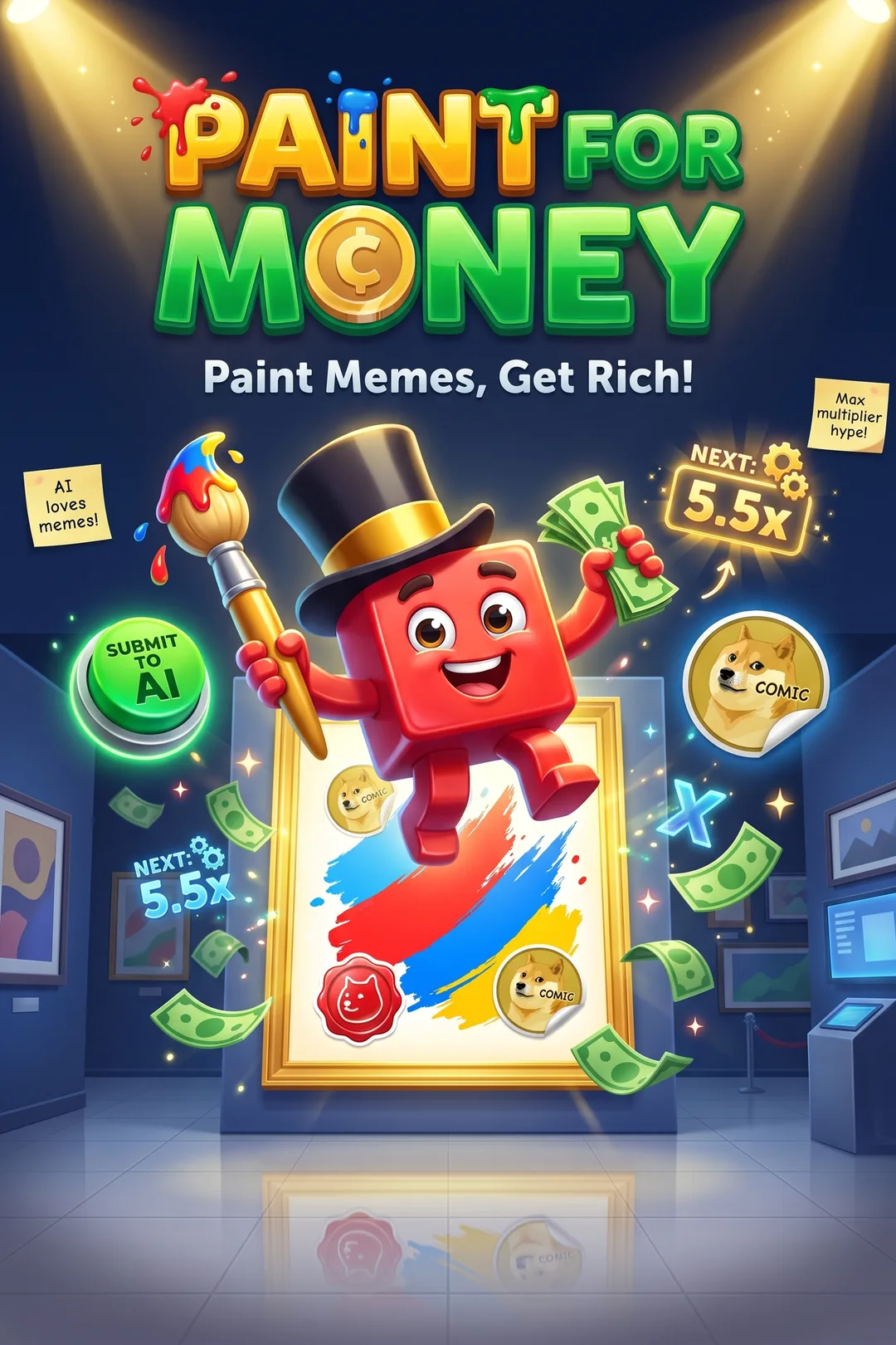 Paint For Money - Dad and Son