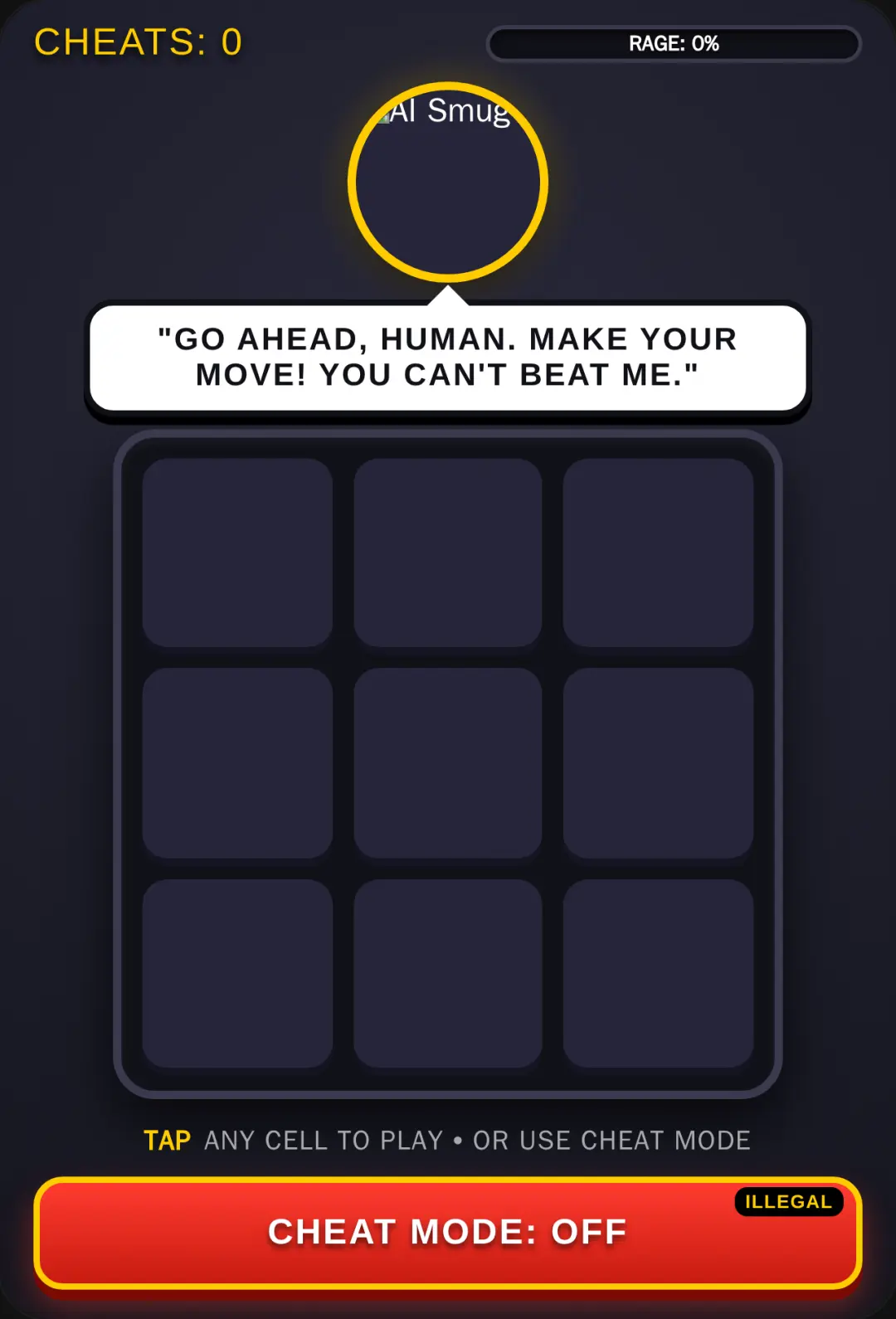 Cheater's Tic-Tac-Toe cover