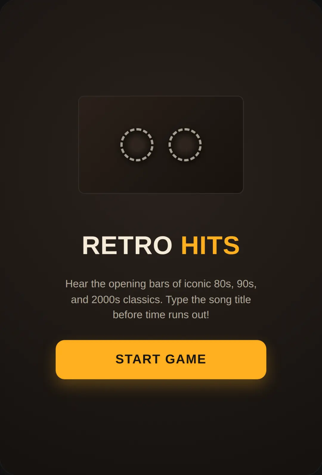Retro Hits: Guess the Song cover