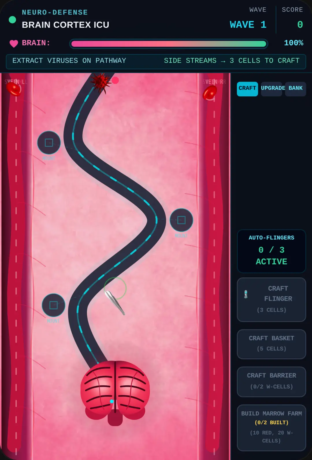 Neuro warfare: virus tower defense cover