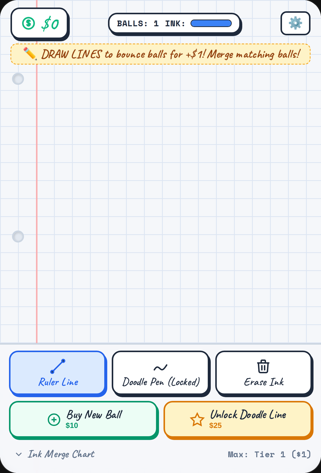 Doodle Bounce - Grid Paper Physics cover