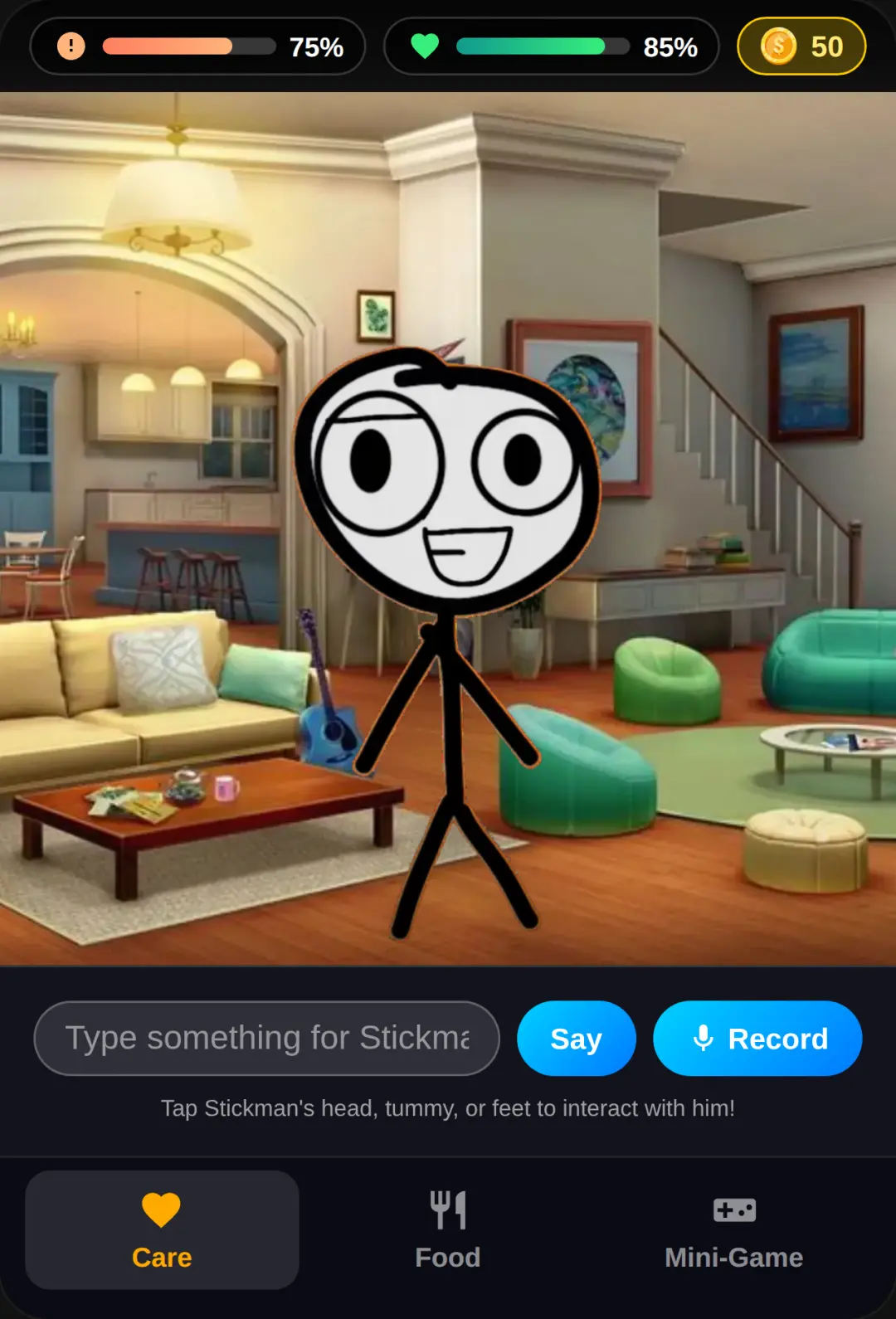 Talking Stickman - Virtual Pet cover