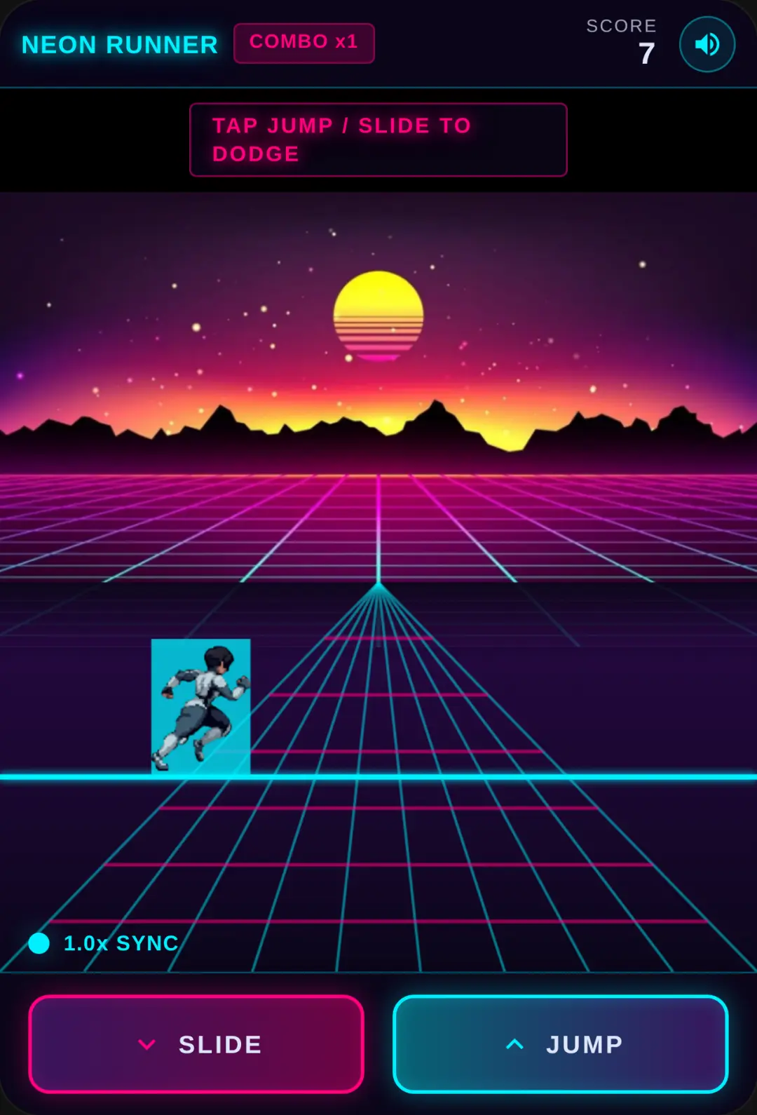 Neon Beat Runner cover