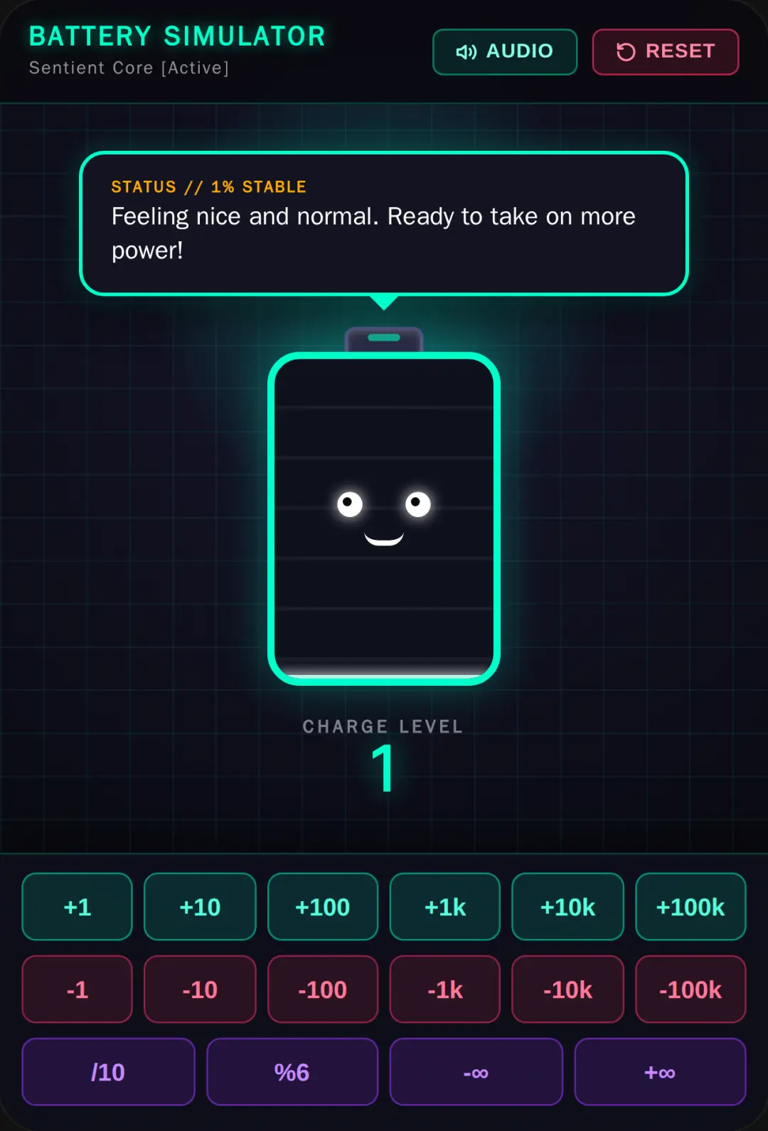 Battery simulator