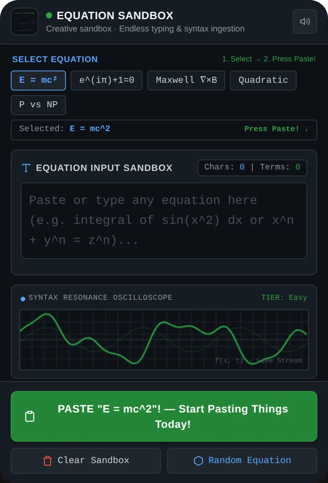 Creative Equation Sandbox cover
