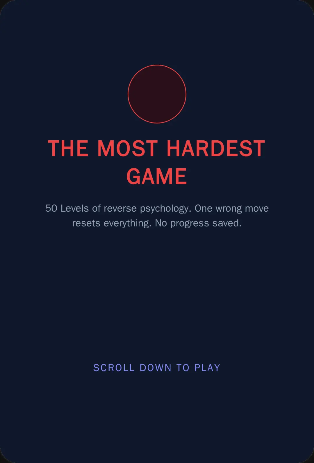 THE MOST HARDEST GAME. (Hollowween update) cover
